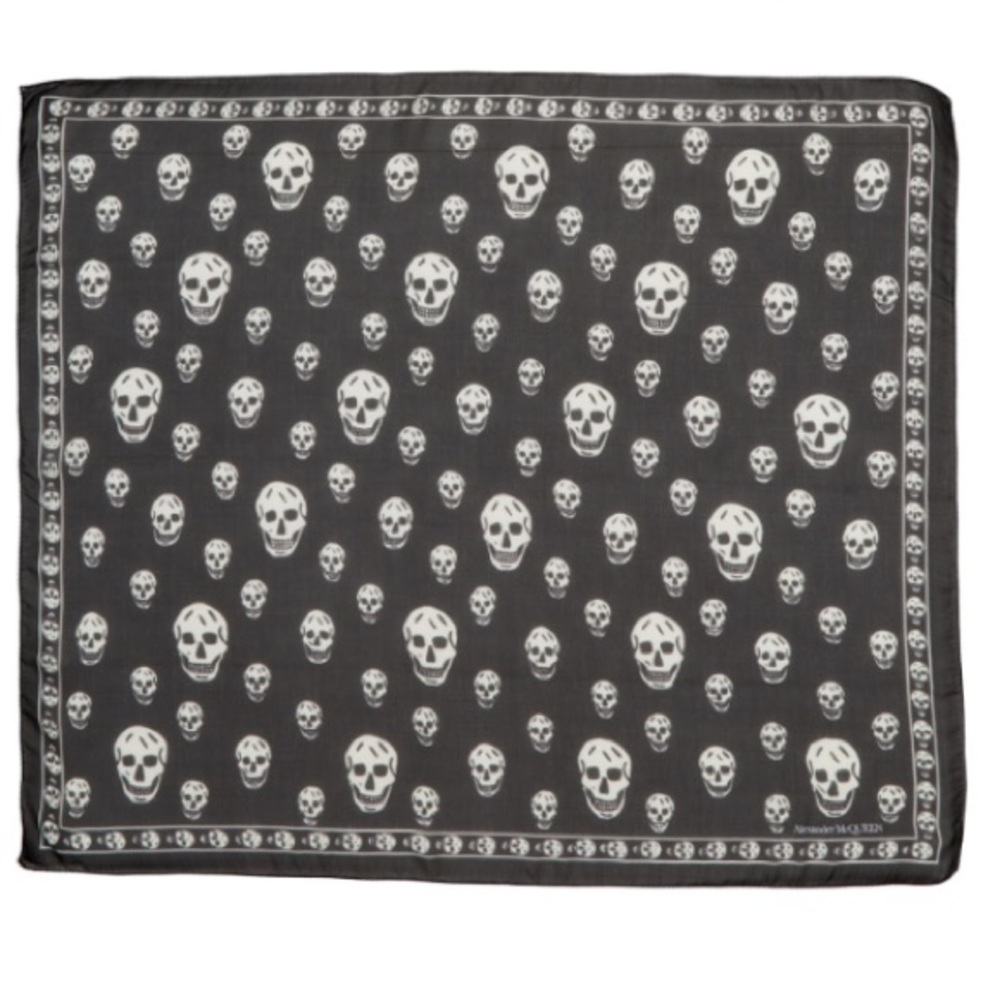 Alexander McQueen Skull Silk Scarf